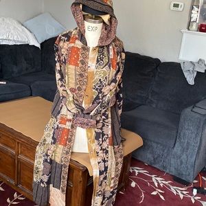 Rayon fabric/ hooded